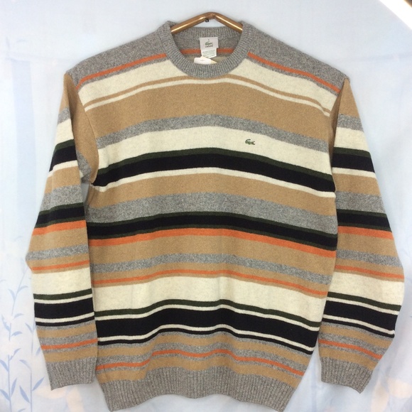 Lacoste Other - Lacoste NWT Striped Sweater Size 6 Made in France